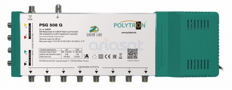 Polytron Green Line PSG 508 Q Multischalter, Quad- oder Quattro-LNBs verwendbar