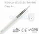 Mini coaxial satellite cable Ören HD 063 A+ with Cabelcon F-connector assembled by the metre